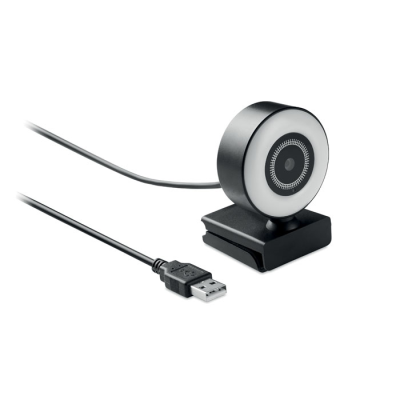 Picture of 1080P HD WEBCAM AND RING LIGHT in Black.