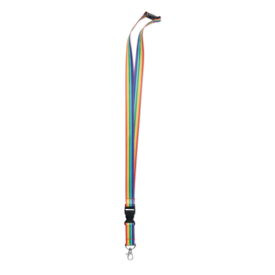 Picture of RAINBOW RPET LANYARD