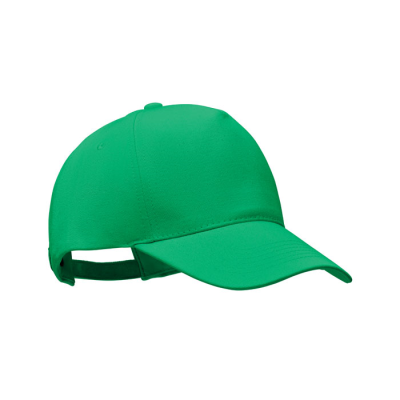 Picture of ORGANIC COTTON BASEBALL CAP in Green.