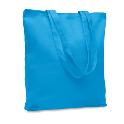 Picture of 270 GR & M² CANVAS SHOPPER TOTE BAG in Turquoise.