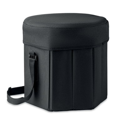 Picture of FOLDING THERMAL INSULATED STOOL & TABLE in Black.