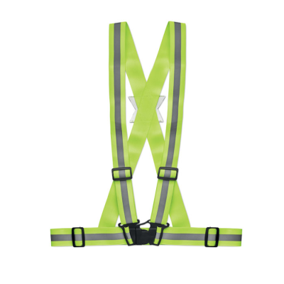 Picture of REFLECTIVE BODY BELT in Neon Green.