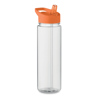 Picture of RPET BOTTLE 650ML PP FLIP LID in Orange