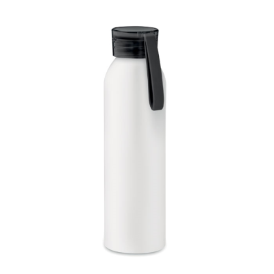Picture of RECYCLED ALUMINUM BOTTLE. 600ml in White & Black