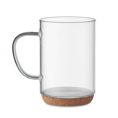 Picture of GLASS MUG 400ML with Cork Base