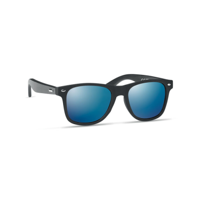 Picture of SUNGLASSES with Bamboo Arms in Blue