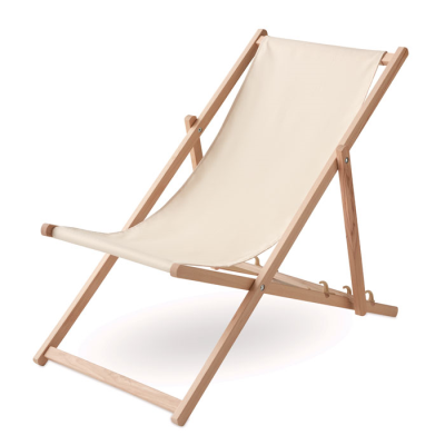 Picture of BEACH CHAIR in Wood in Brown.