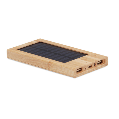 Picture of SOLAR POWER BANK 4000 MAH in Brown.