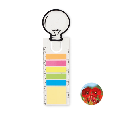 Picture of SEEDS PAPER BOOKMARK W & MEMO PAD