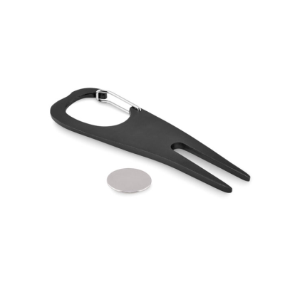 Picture of ALUMINIUM METAL GOLF DIVOT TOOL in Black