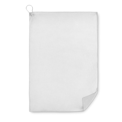 Picture of PET GOLF TOWEL with Hook Clip in White