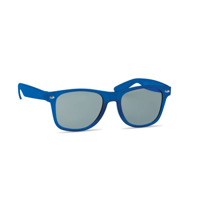 Picture of SUNGLASSES in Rpet in Transparent Blue.