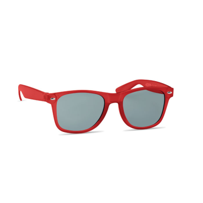 Picture of SUNGLASSES in Rpet in Transparent Red