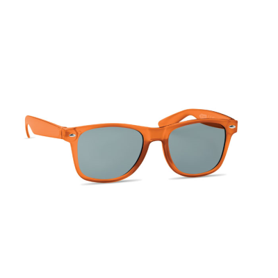 Picture of SUNGLASSES in RPET in Orange.