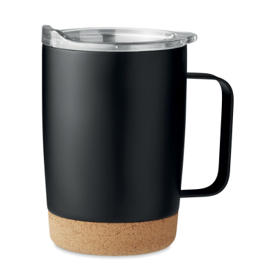 Picture of DOUBLE WALL TUMBLER 300ML in Black.