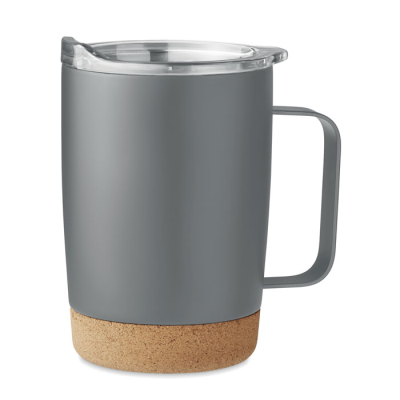 Picture of DOUBLE WALL TUMBLER 300ML in Grey.