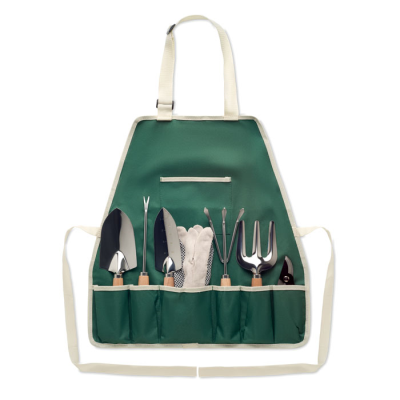 Picture of GARDEN TOOLS in Apron in Green.