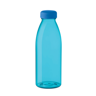 Picture of RPET BOTTLE 500ML in Transparent Blue.