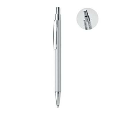 Picture of RECYCLED ALUMINIUM METAL BALL PEN in Silver