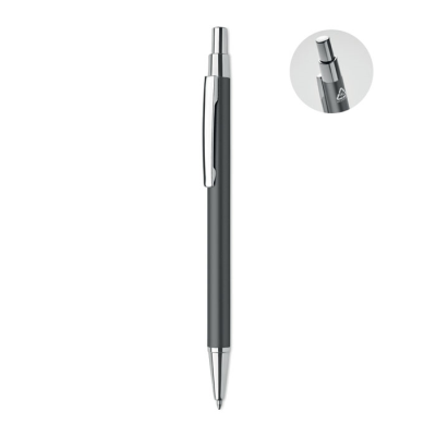 Picture of RECYCLED ALUMINIUM METAL BALL PEN in Silver.