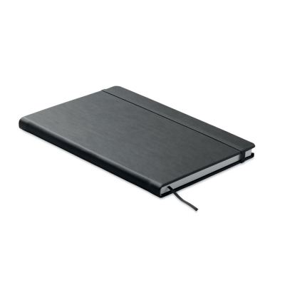 Picture of A5 RECYCLED PAGE NOTE BOOK in Black