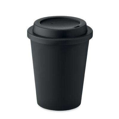 Picture of DOUBLE WALL TUMBLER PP 300 ML in Black
