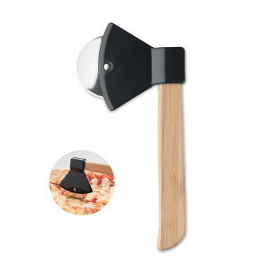 Picture of PIZZA CUTTER BAMBOO HANDLE