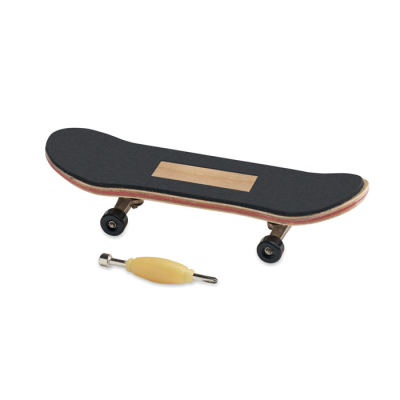 Picture of MINI WOOD SKATEBOARD in Brown.