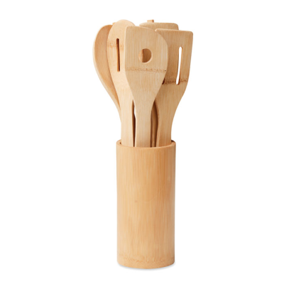 Picture of BAMBOO KITCHEN UTENSILS SET