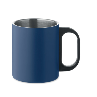 Picture of DOUBLE WALL MUG 300 ML in Blue