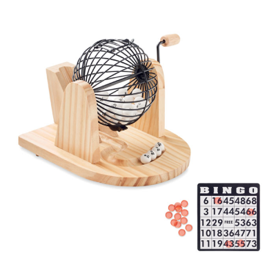 Picture of BINGO GAME SET in Brown.