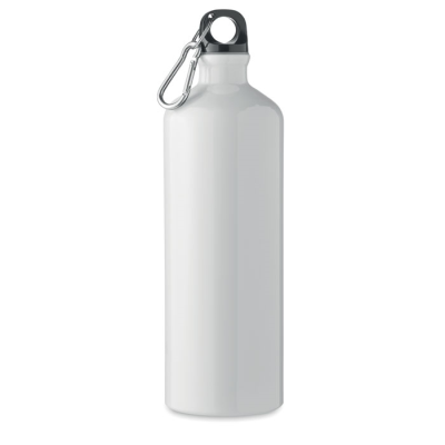 Picture of ALUMINIUM METAL BOTTLE 1L in White