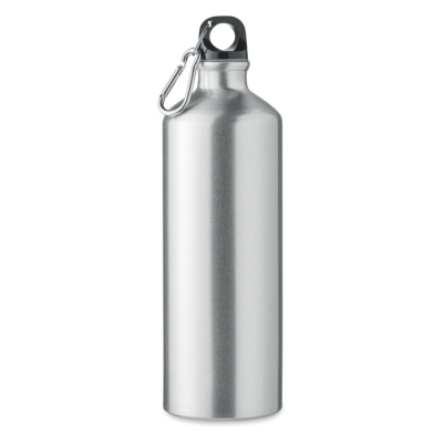 Picture of ALUMINIUM METAL BOTTLE 1L in Silver.