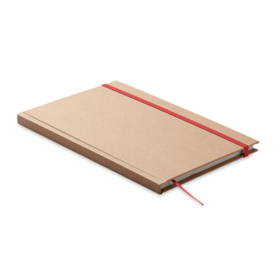 Picture of 120RECYCLED PAGE NOTE BOOK in Red
