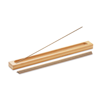 Picture of INCENSE SET in Bamboo in Brown.