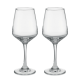 Picture of SET OF 2 WINE GLASSES in White