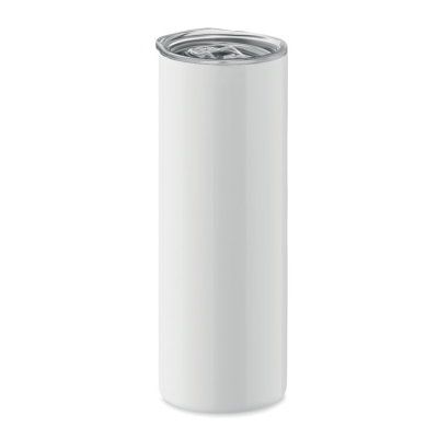 Picture of DOUBLE WALL SUBLIMATION TUMBLER in White.