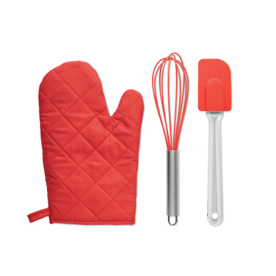 Picture of BAKING UTENSILS SET in Red