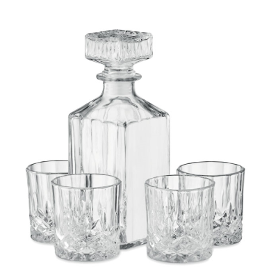 Picture of SET OF 4 PIECES WHISKY SET in White