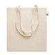 Picture of RECYCLED COTTON SHOPPER TOTE BAG in Brown