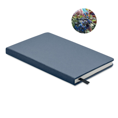 Picture of A5 RECYCLED PAGE NOTE BOOK in Blue