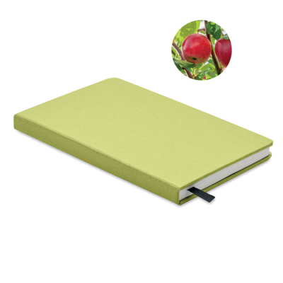 Picture of A5 RECYCLED PAGE NOTE BOOK in Green