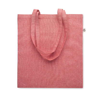 Picture of SHOPPER TOTE BAG with Long Handles in Red.