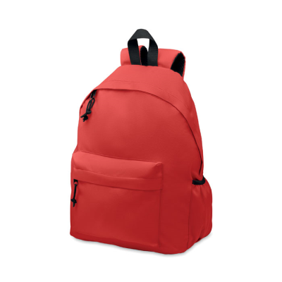 Picture of 600D RPET POLYESTER BACKPACK RUCKSACK in Red