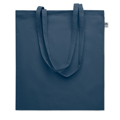 Picture of ORGANIC COTTON SHOPPER TOTE BAG in Blue