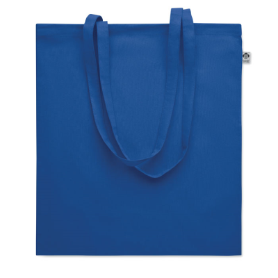 Picture of ORGANIC COTTON SHOPPER TOTE BAG in Blue.