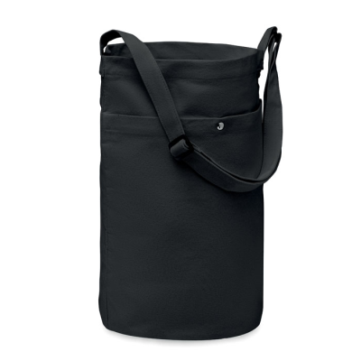 Picture of CANVAS SHOPPER TOTE BAG 270 GR & M² in Black