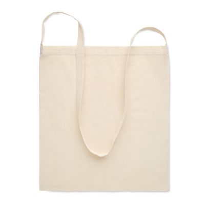 Picture of COTTON SHOPPER TOTE BAG 140GR & M² in Brown.