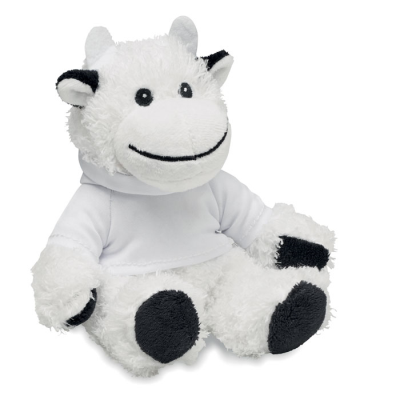 Picture of TEDDY COW PLUSH in White.