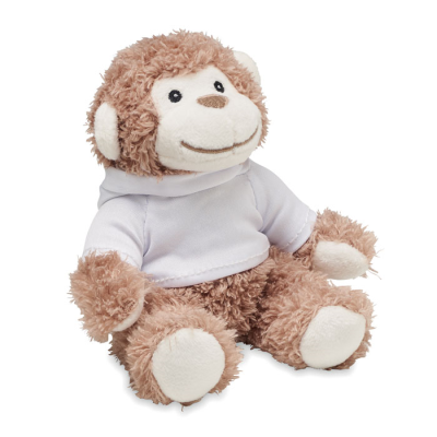 Picture of TEDDY MONKEY PLUSH in White.